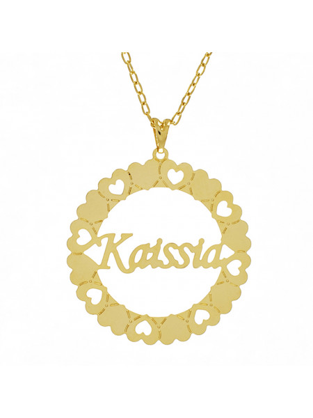 Gargantilha Mandala KAISSIA Banho Ouro 18 K - 1060259