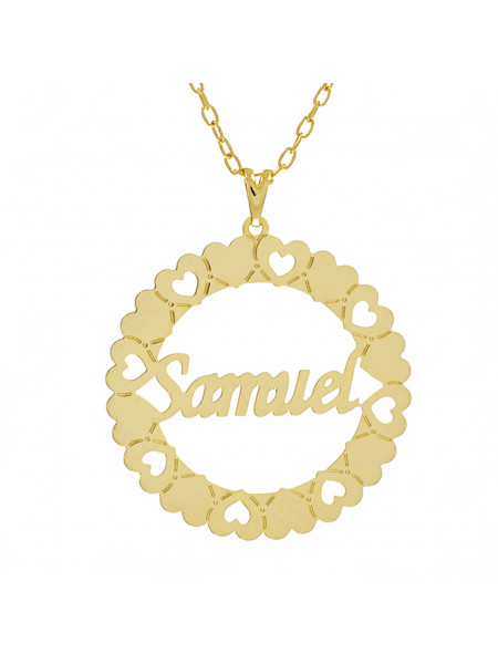 Gargantilha Mandala SAMUEL Banho Ouro 18 K - 1060272