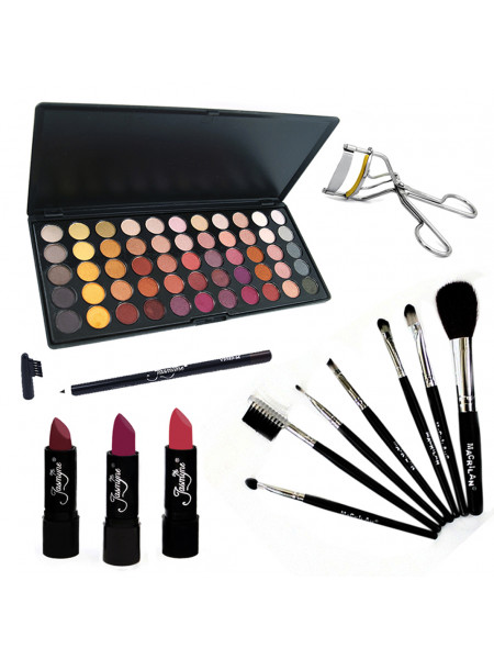 Super Kit Completo Sombras Acessórios Jasmyne - MAQ10162