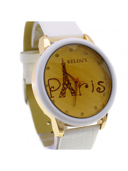 Relógio Feminino Paris III Branco 32063 Analógico Relog's - REL19108