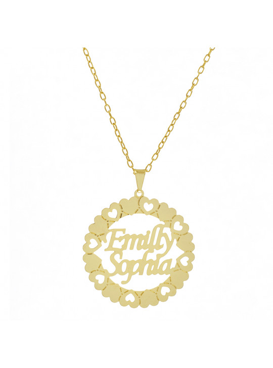 Gargantilha Mandala EMILLY SOPHIA Banho Ouro 18 K - 1060266