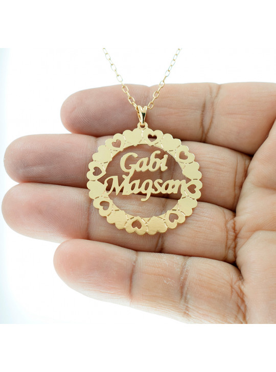 Gargantilha Mandala GABI MAGSAN Banho Ouro 18 K - 1060276