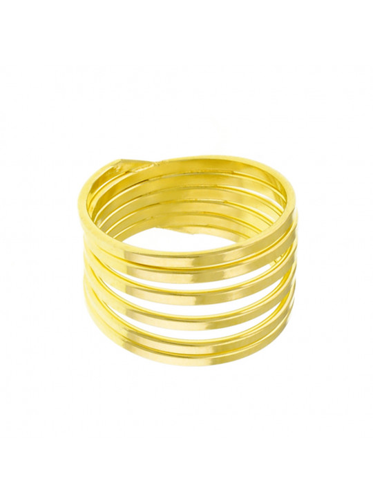 Anel Seis Fios Banhado em Ouro Amarelo 18 K - 1010088