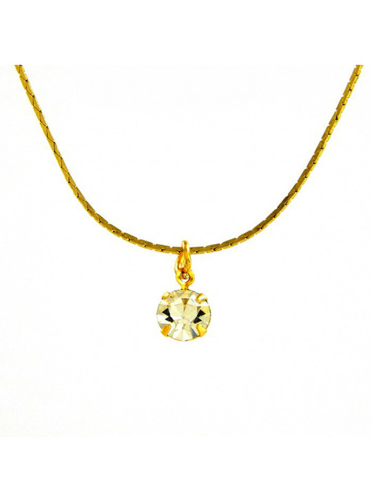 Gargantilha Ponto de Luz Banhada Ouro 18 k - 1060006