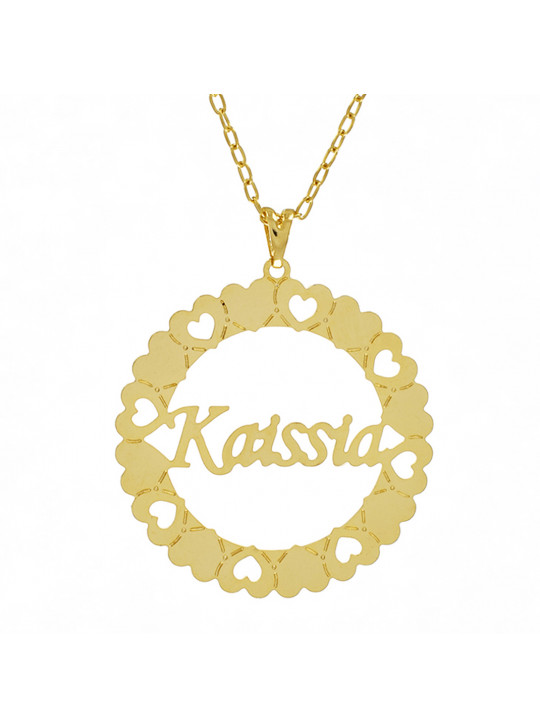 Gargantilha Mandala KAISSIA Banho Ouro 18 K - 1060259