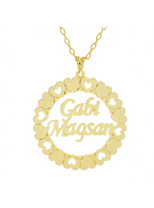 Gargantilha Mandala GABI MAGSAN Banho Ouro 18 K - 1060276