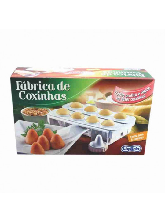 Fábrica de Coxinhas com 08 Peças - Plas Brink- DIV20107