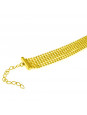 Pulseira Sete Fios Banhada Em Ouro Amarelo 18 k - 1080020