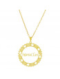 Gargantilha Mandala MARIA CLARA Banho Ouro 18 K - 1060258