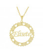 Gargantilha Mandala ELISETE Banho Ouro 18 K - 1060263