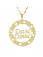 Gargantilha Mandala DAVID DANIEL  Banho Ouro 18 K - 1060265