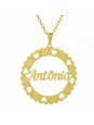 Gargantilha Mandala ANTÔNIO Banho Ouro 18 K - 1060279