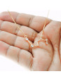 Colar Signo Leão Pedras Zircônia Banhada em Ouro 18K - 1061188