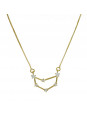 Colar Signo Capricórnio Pedras Zircônia Banhada em Ouro 18K - 1061191