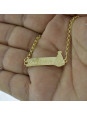 Pulseira Feminina Nome Ana Vitória Banhada Ouro 18K -1080038