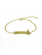 Pulseira Feminina Nome Maria Clara Banhada Ouro 18K -1080042
