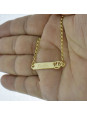 Pulseira Feminina Nome Bella Banhada Ouro 18K -1080046