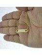 Pulseira Feminina Nome Murilo Banhada Ouro 18K -1080063