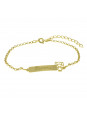 Pulseira Feminina Nome Beatriz Banhada Ouro 18K -1080090