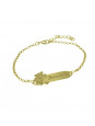 Pulseira Feminina Nome Bernardo Banhada Ouro 18K -1080095f