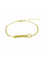 Pulseira Feminina Nome Camila Banhada Ouro 18k - 1080135