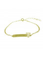 Pulseira Feminina Nome Giovanna Banhada Ouro 18k - 1080139