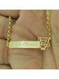 Pulseira Feminina Nome Ana Clara Banhada Ouro 18k - 1080149