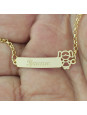 Pulseira Feminina Nome Bruna Banhada Ouro 18k - 1080153