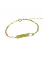 Pulseira Feminina Nome Pietra Banhada Ouro 18K - 1080160