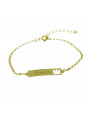 Pulseira Feminina Nome Lorena Banhada Ouro 18K - 1080170