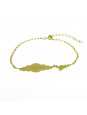 Pulseira Feminina Nome Heitor Banhada Ouro 18K - 1080177