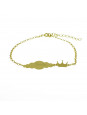 Pulseira Feminina Nome Nicole Banhada Ouro 18K - 1080183