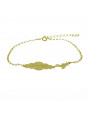 Pulseira Feminina Nome Lorenzo Banhada Ouro 18K - 1080189