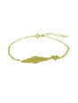 Pulseira Feminina Nome Karina Banhada Ouro 18K - 1080192