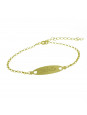 Pulseira Feminina Nome Isabella Banhada Ouro 18K - 1080193