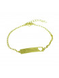 Pulseira Feminina Nome Eduarda Banhada Ouro 18K - 1080210