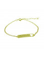 Pulseira Feminina Nome Fernanda Banhada Ouro 18K - 1080212