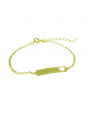 Pulseira Feminina Nome Isabelly Banhada Ouro 18K - 1080215