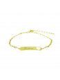 Pulseira Feminina Nome Luana Banhada Ouro 18K - 1080218