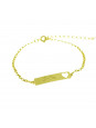 Pulseira Feminina Nome Sofia Banhada Ouro 18K - 1080231