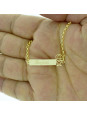 Pulseira Feminina Nome Bryan Banhada Ouro 18K - 1080242