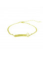 Pulseira Feminina Nome Enzo Banhada Ouro 18K - 1080244