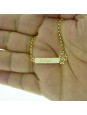 Pulseira Feminina Nome Felipe Banhada Ouro 18K - 1080245