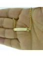 Pulseira Feminina Nome Gustavo Banhada Ouro 18K - 1080247