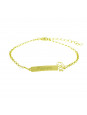 Pulseira Feminina Nome Kauan Banhada Ouro 18K - 1080252