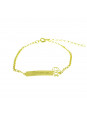 Pulseira Feminina Nome Lorenzo Banhada Ouro 18K - 1080254