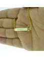 Pulseira Feminina Nome Pedro Banhada Ouro 18K - 1080257