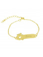 Pulseira Infantil Nome Lara Banhada Ouro 18K - 1080270