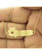 Pulseira Infantil Nome Luísa Banhada Ouro 18K - 1080287