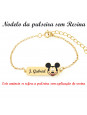 Pulseira Infantil 5 Modelos Banhada Ouro 18 Kilates - 1090219